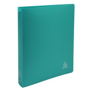 Classeur 4 anneaux 30mm polypropylène OPAK - A4 Maxi - Vert foncé x 20 EXACOMPTA
