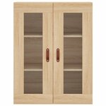 vidaXL Armoire murale chêne sonoma 69 5x34x90 cm
