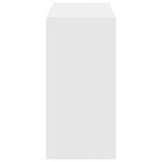 vidaXL Étagères à chaussures 2 Pièces empilable blanc 60x30x30 5 cm