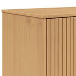 vidaXL Buffet haut OLDEN marron 85x43x125 cm bois massif de pin