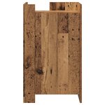 vidaXL Buffet en vieux bois 45x35x75 cm en bois technique