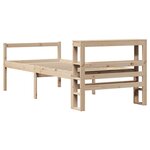 vidaXL Lit pour personne âgée avec tête de lit sans matelas 90x190 cm