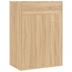 vidaXL Armoire à chaussures Chêne sonoma 60x35x84 cm Bois d'ingénierie