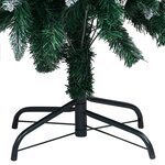 vidaXL Sapin de Noël avec pommes de pin et neige blanche 150 cm