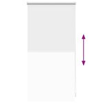 vidaXL Store à rouleau 40x100 cm Blanc