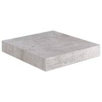 vidaXL Étagères murales flottantes 2 Pièces gris béton 23x23 5x3 8 cm MDF