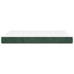 vidaXL Matelas de lit à ressorts ensachés 120x210x20 cm velours