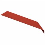 vidaXL Toile de rechange pour auvent Orange et marron 300 x 250 cm