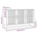 vidaXL Buffet 105x30x65 cm bois d'ingénierie