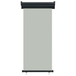 vidaXL Auvent latéral de balcon 85x250 cm Gris