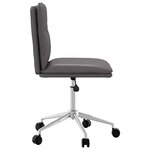 vidaXL Chaises à manger lot de 6 gris similicuir