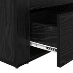 vidaXL Cabinet de chevet Chêne noir 50 x 36 x 60 cm Bois d'ingénierie