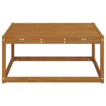 vidaXL Pouf d'Extérieur Naturel 79 x 79 x 37 cm