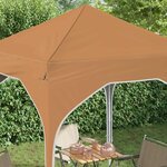 vidaXL Tente de fête pop-up 194 x 194 x 245 cm Beige