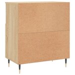 vidaXL Buffets 3 Pièces Chêne sonoma Bois d'ingénierie