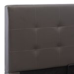 vidaXL Cadre de lit à rangement hydraulique sans matelas 100x200 cm