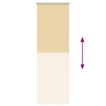 vidaXL Store enrouleur occultant largeur du tissu 50 7 cm polyester