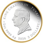 Pièce de monnaie en Argent 2 Dollars g 62.2 (2 oz) Millésime 2026 Bridgerton HOUSE OF BRIDGERTON