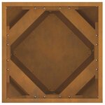 vidaXL Jardinière 2 Pièces Rouillé 40 x 40 x 40 cm