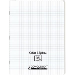 OXFORD C9 Cahier 24x32, 96 pages, 90g, Seyès (grands carreaux) couverture polypropylène avec rabat