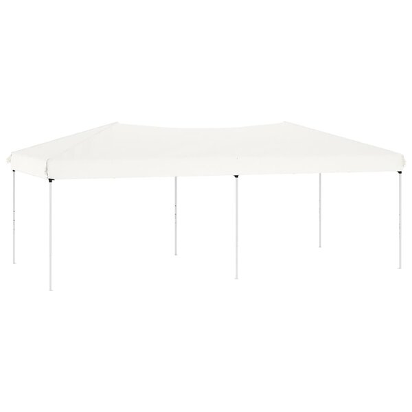 vidaXL Tente de réception pliable Blanc 3x6 m