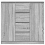vidaXL Buffet et tiroirs sonoma gris 100 5x35x98 5cm bois d'ingénierie