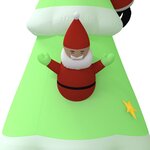 vidaXL Arbre de Noël gonflable avec LED 500 cm