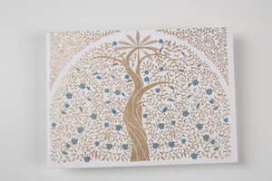 PAPERTREE GAIA Lot de 5 Enveloppes cadeau A5 - Blanc