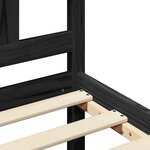 vidaXL Cadre de lit sans matelas 140x200 cm bois massif