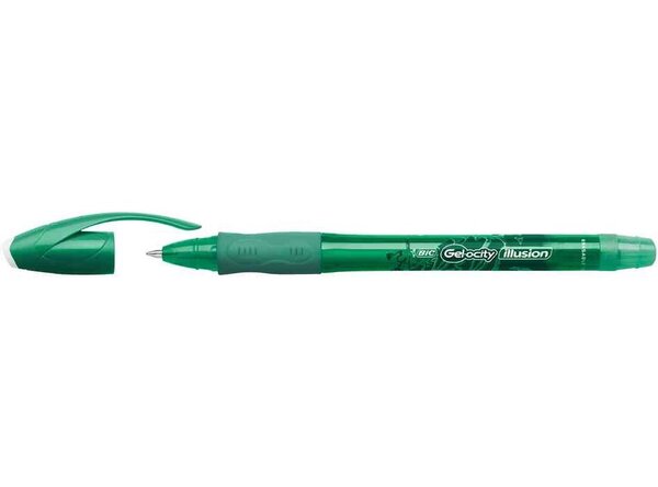 Stylo à encre gel Gelocity Illusion, vert BIC