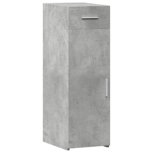 vidaXL Buffet gris béton 30x42 5x93 cm bois d'ingénierie