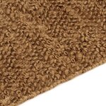 vidaXL Tapis à poils bouclés fait à la main 200x300 cm Jute et coton
