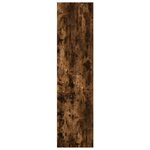 vidaXL Garde-robe chêne fumé 50x50x200 cm bois d'ingénierie