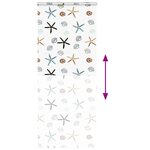 vidaXL Store enrouleur de douche avec cassette largeur du tissu 96 cm