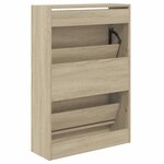 vidaXL Armoire à chaussures chêne sonoma 60x21x87 5 cm bois ingénierie