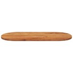 vidaXL Dessus de table 90x40x2 5 cm ovale bois massif d'acacia