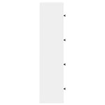 vidaXL Bibliothèque blanc 40x24x102 cm bois d'ingénierie