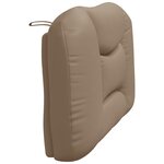 vidaXL Coussin de tête de lit Hvar cappuccino 100 cm similicuir