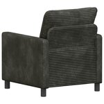 vidaXL Canapé Anthracite 76 x 81 x 87 5 cm Polyester