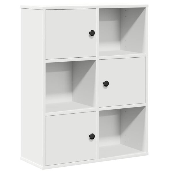 vidaXL Bibliothèque blanc 60x24x76 5 cm bois d'ingénierie
