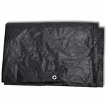 vidaXL Housses de salon de jardin 2 Pièces Rotin 10 œillets 229 x 113 cm