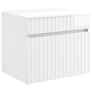 vidaXL Cabinet de Salle de Bain Mural Blanc brillant 59 x 44 5 x 50 cm