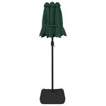 vidaXL Parasol de jardin à double tête vert 316x145 cm