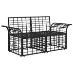 vidaXL Loveseat d'extérieur 2 pièces 2-Nombre de places
