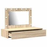 vidaXL Table de Toilette Marron 100 x 40 x 70 cm Bois d'ingénierie