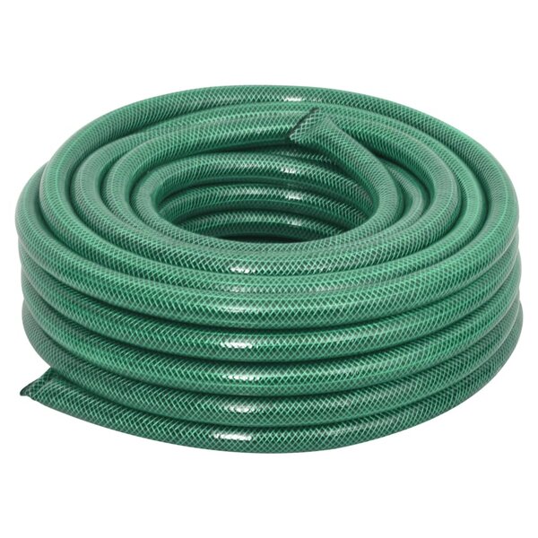 vidaXL Tuyau d'arrosage vert 0 75" 100 m PVC