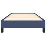vidaXL Cadre de lit Bleu 100 x 200 cm Tissu