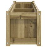 vidaXL Jardinières 2 Pièces bois de pin imprégné