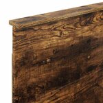 vidaXL Tête de lit Chêne fumé 100 cm Bois d'ingénierie