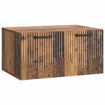 vidaXL Meuble TV mural Bois ancien 59 5 x 41 x 30 cm Bois d'ingénierie